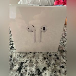 Apple Airpods New in box, never opened Generation 2 with rechargable case